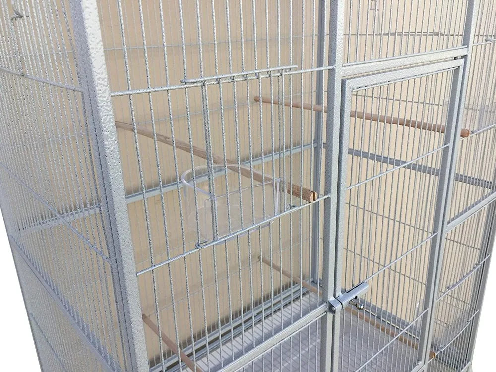 Large Double Flight Bird Cage with Center Divider