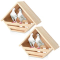 2 Pcs Cedar Dove Nesting Box