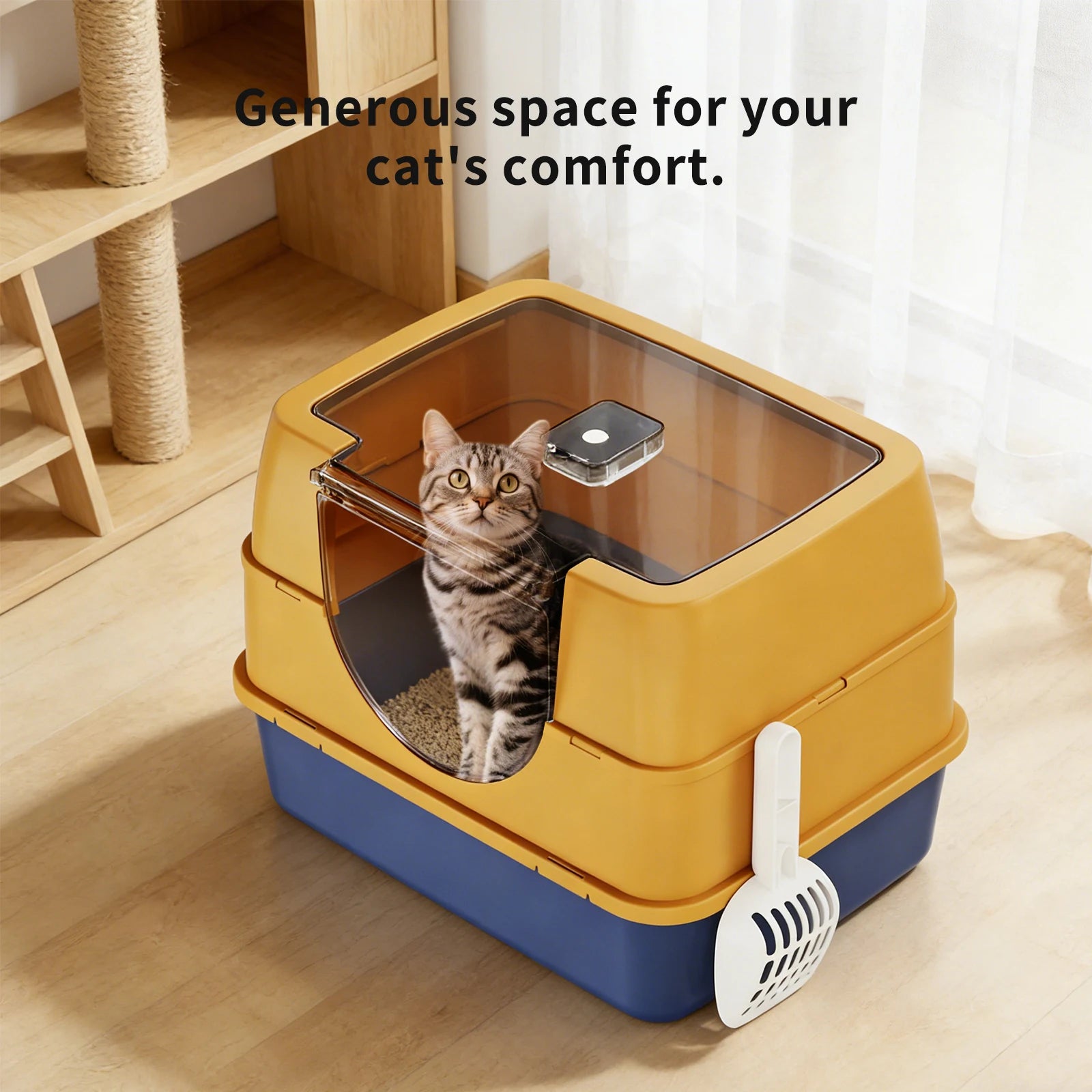 Stainless Steel Litter Box with Lid