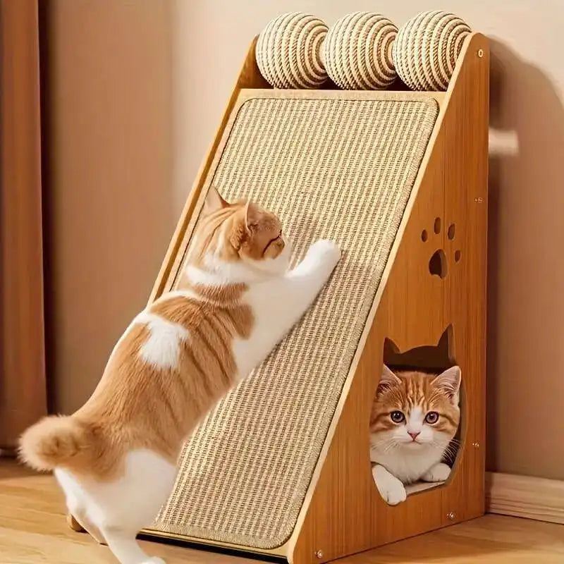 1pc Durable Hemp Rope Cat Scratching Board