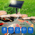 Fish Tank Oxygenator 3 Modes Air Pump Fishing Aerator 9V6W Solar Water Pump Adjustable Pond Air Pump For Garden Fish Tank