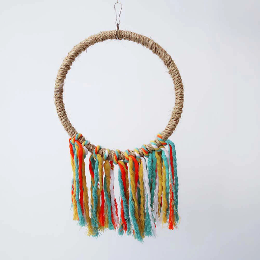 Parrot Toy Cotton Rope Circle