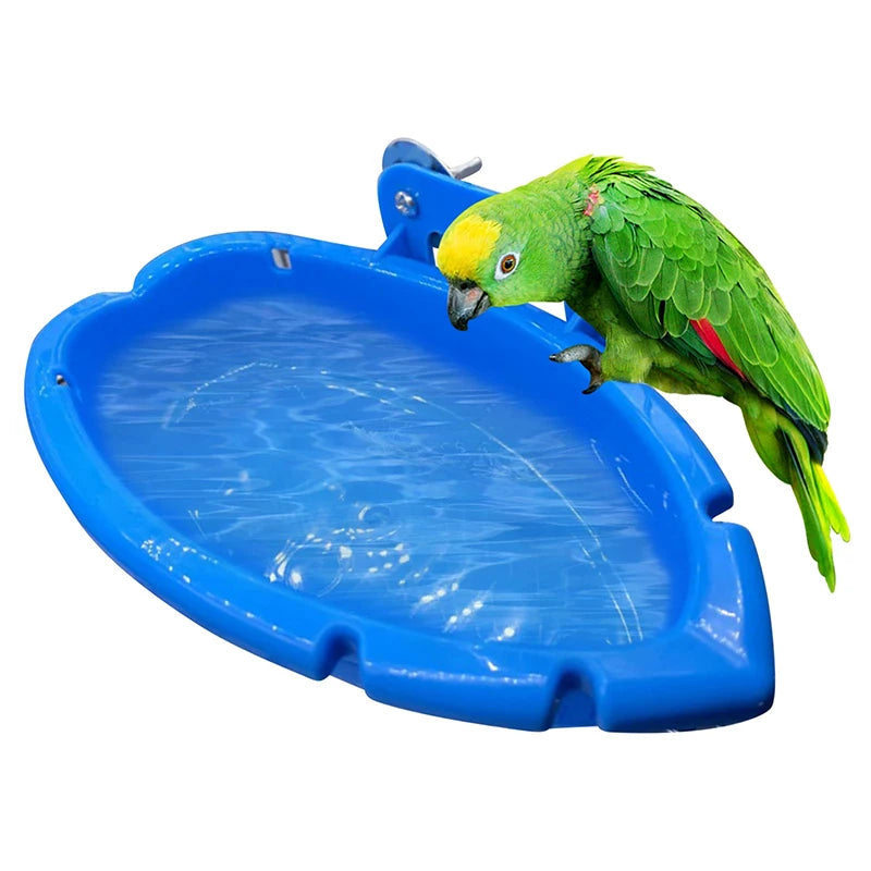 Parrot Multifunction Creative Blue Bathtub Animal Cage