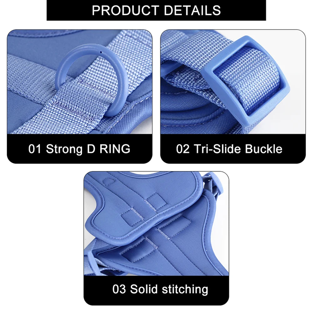 Adjustable Chest Strap Collars, Harnesses & Leashes