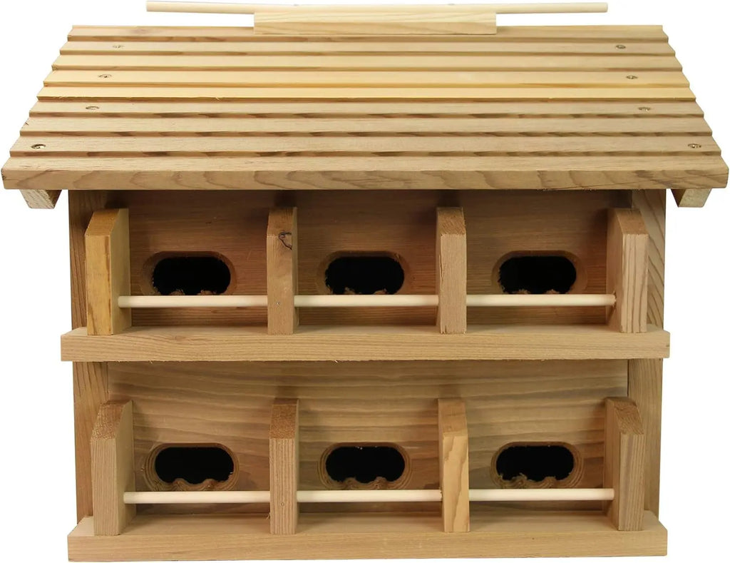 12 Room Martin Bird House for Starling