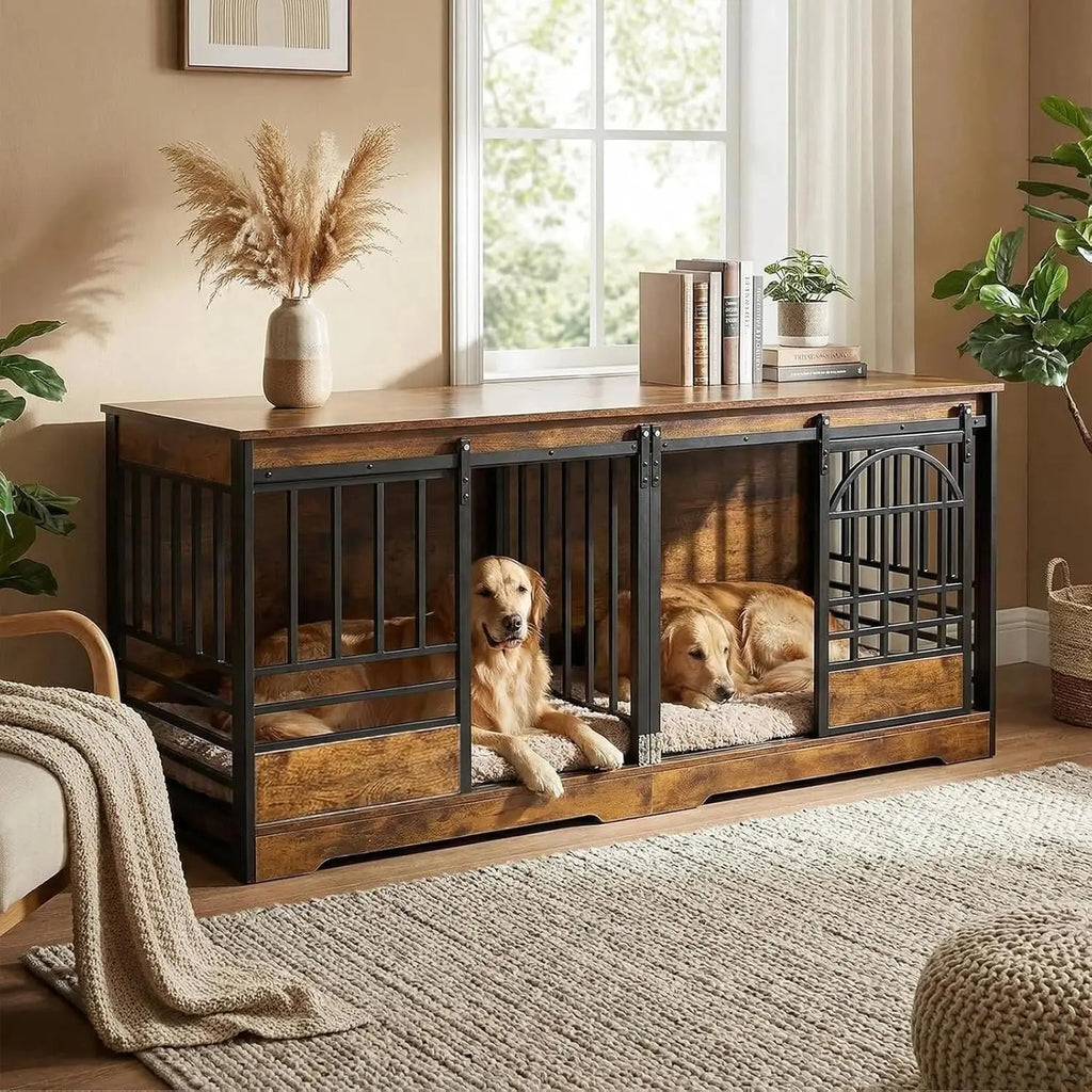 Extra Large Double Dog Crate Furniture