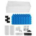 38 Pack Aquarium Filter Media Kit Fit for Fluval 406 407 Canister Filters Includes Water Polishing Pad Bio Foam Pad Foam Blocks