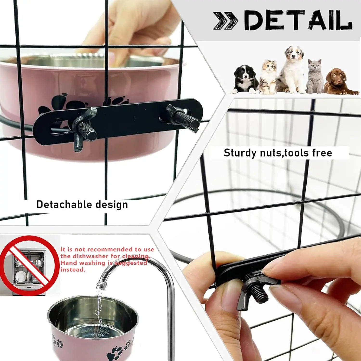 Crate Food and Water Bowl