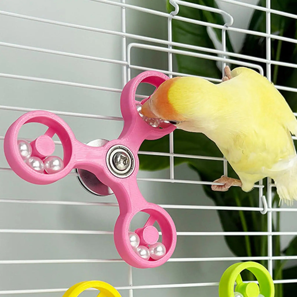 Parrot toy, fun spinning windmill, Chew Toy
