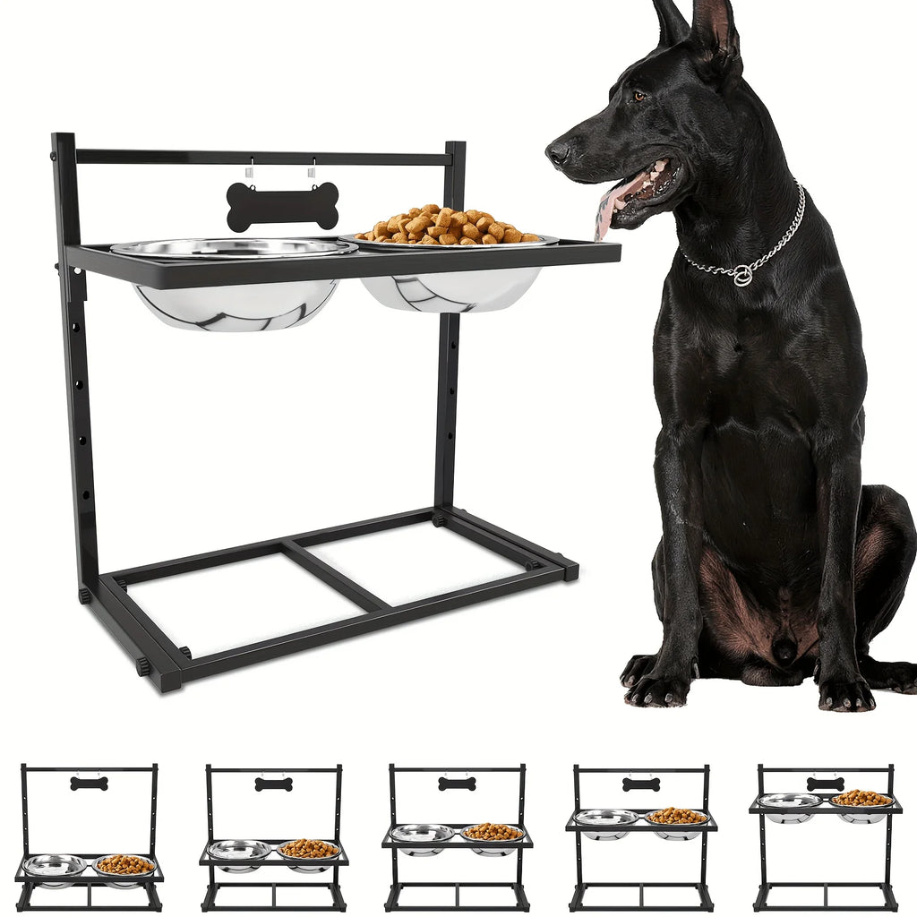 Adjustable Elevated Dog Bowls