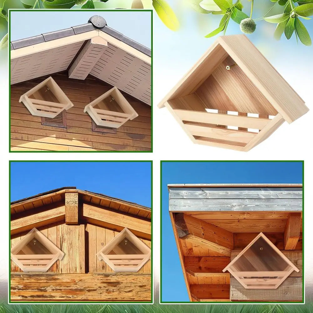 2 Pcs Cedar Dove Nesting Box