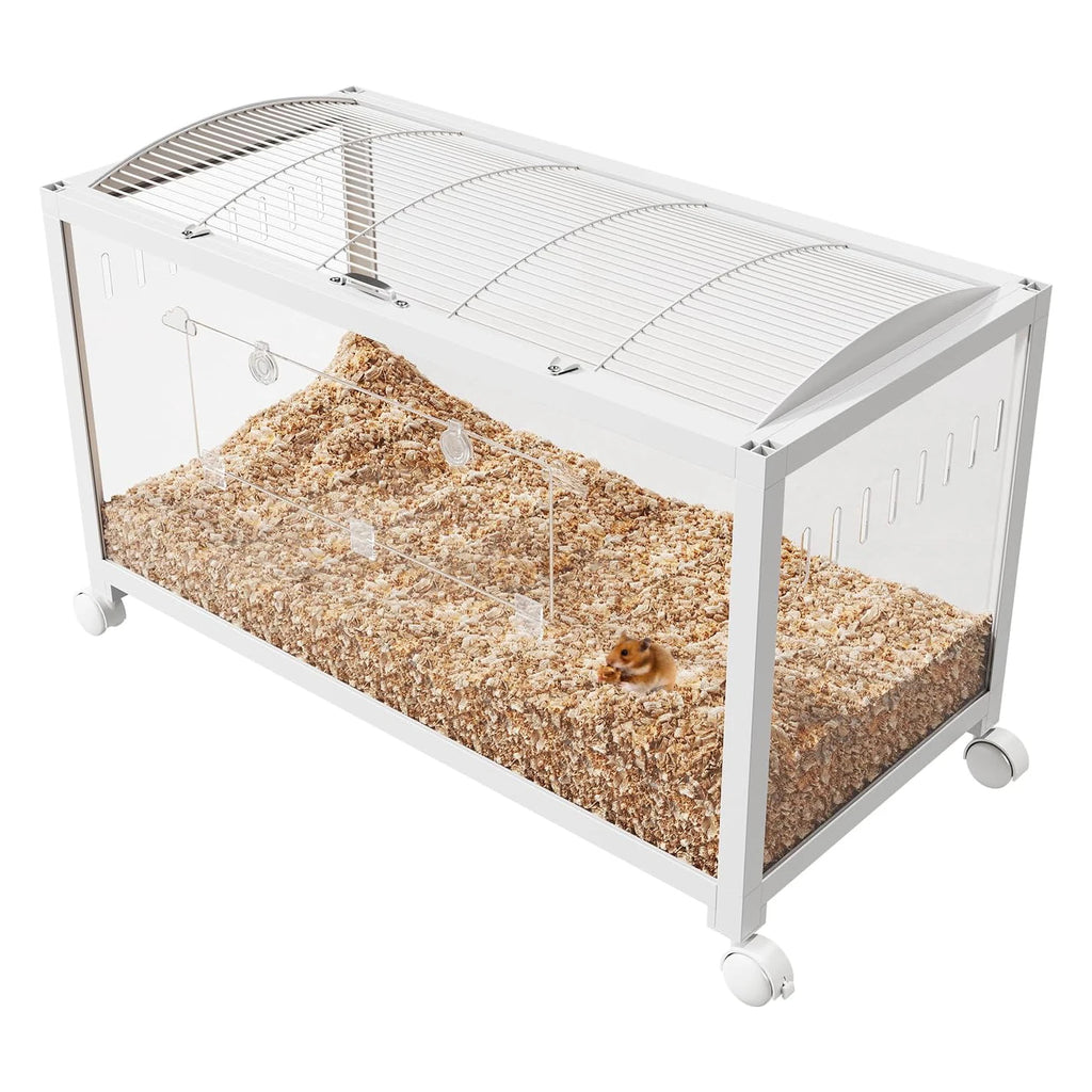 Metal & Acrylic Habitat for Hamster, Guinea Pig, Gerbil, Mice