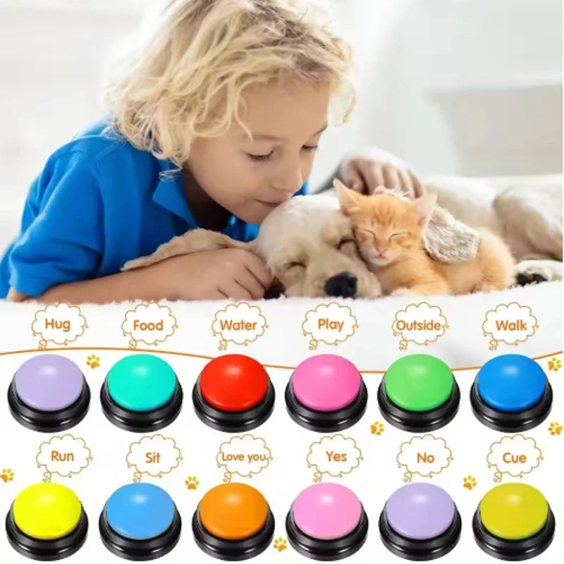 Recordable Talking Dog Buttons