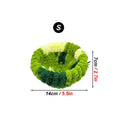 Bird's nest plush round sleeping bed