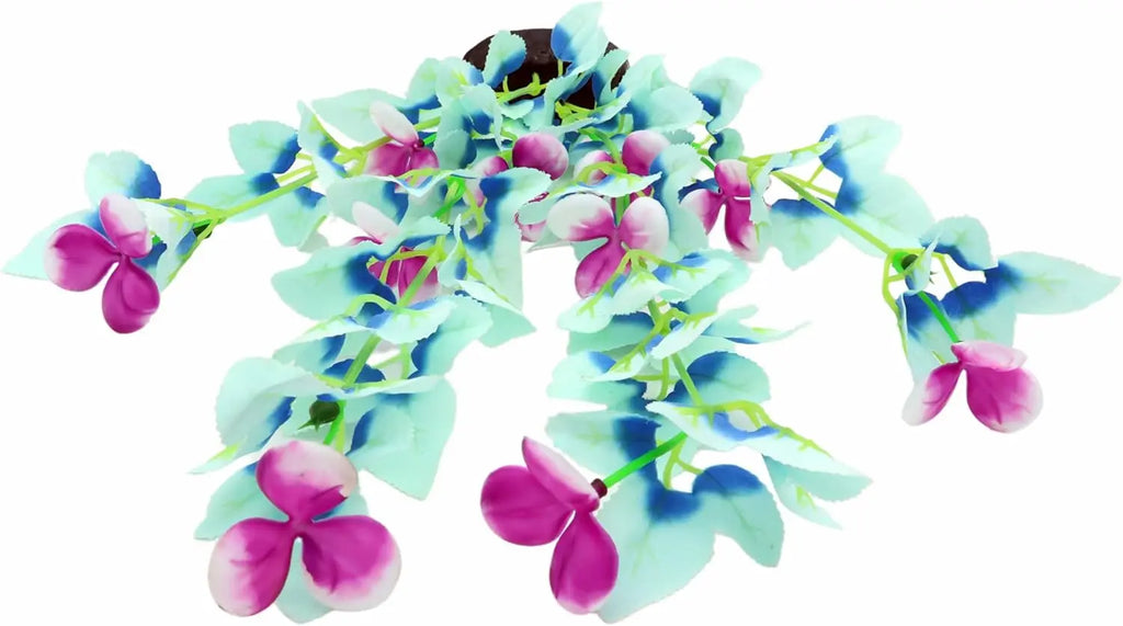 16 Inch Aquarium Fish Tank Plant Decor, 2 Pack Silk Plants for Betta Fish Tank Decoration