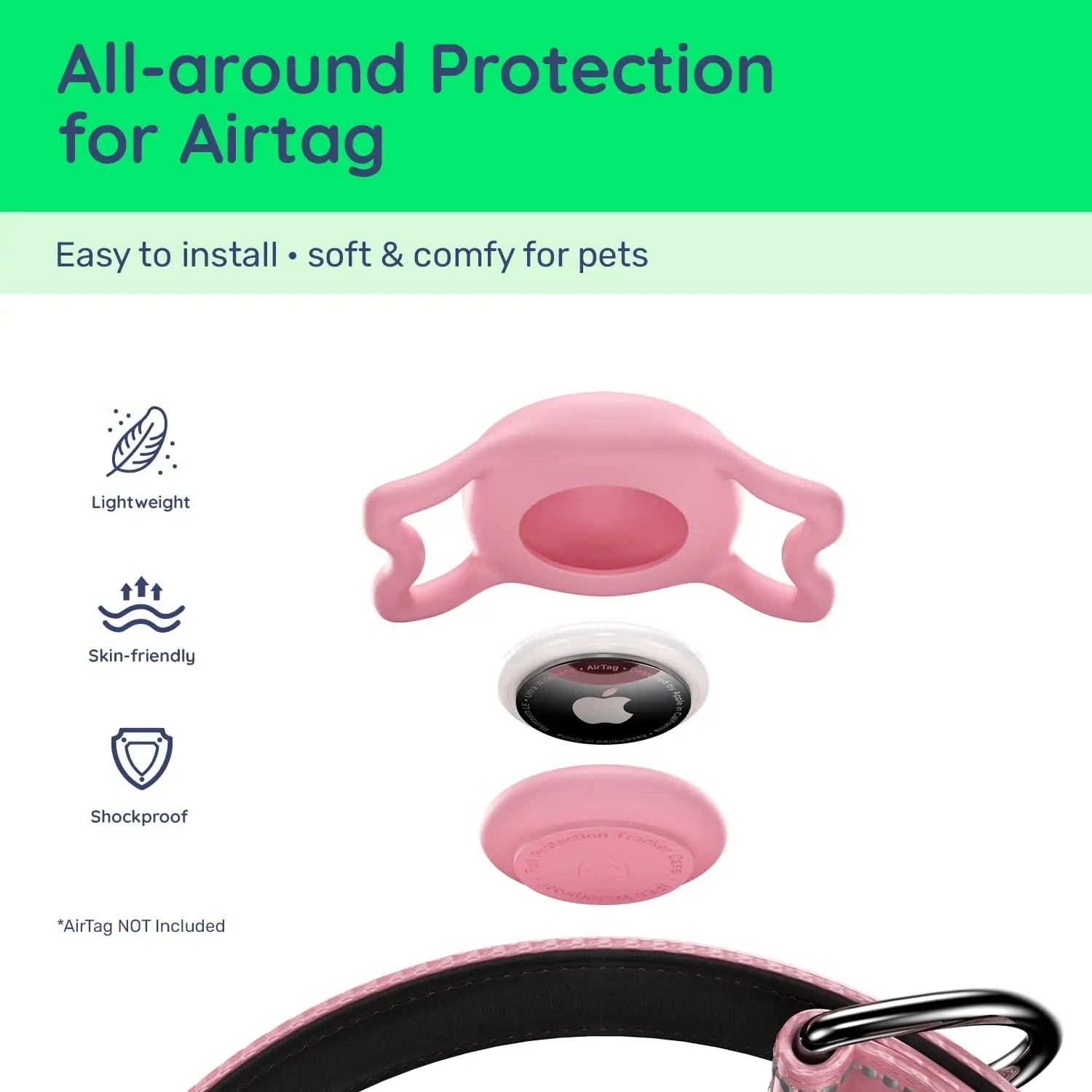 Reflective Ultra-Durable Nylon Padded with QR Code Buckle