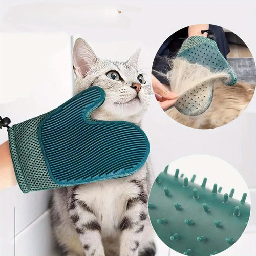 1pc 2 in 1 Hair Glove & Pet Fur Remover
