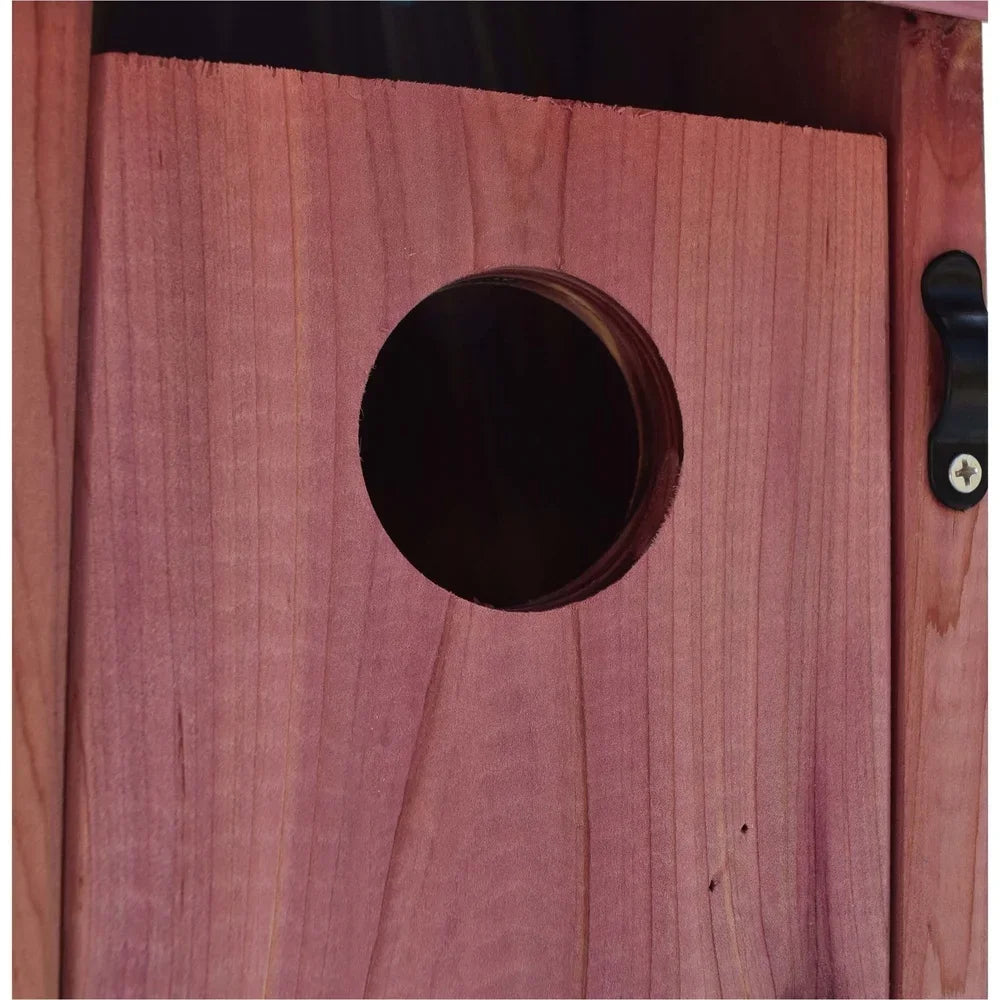 Red Cedar Bluebird House Outdoor Nesting Box