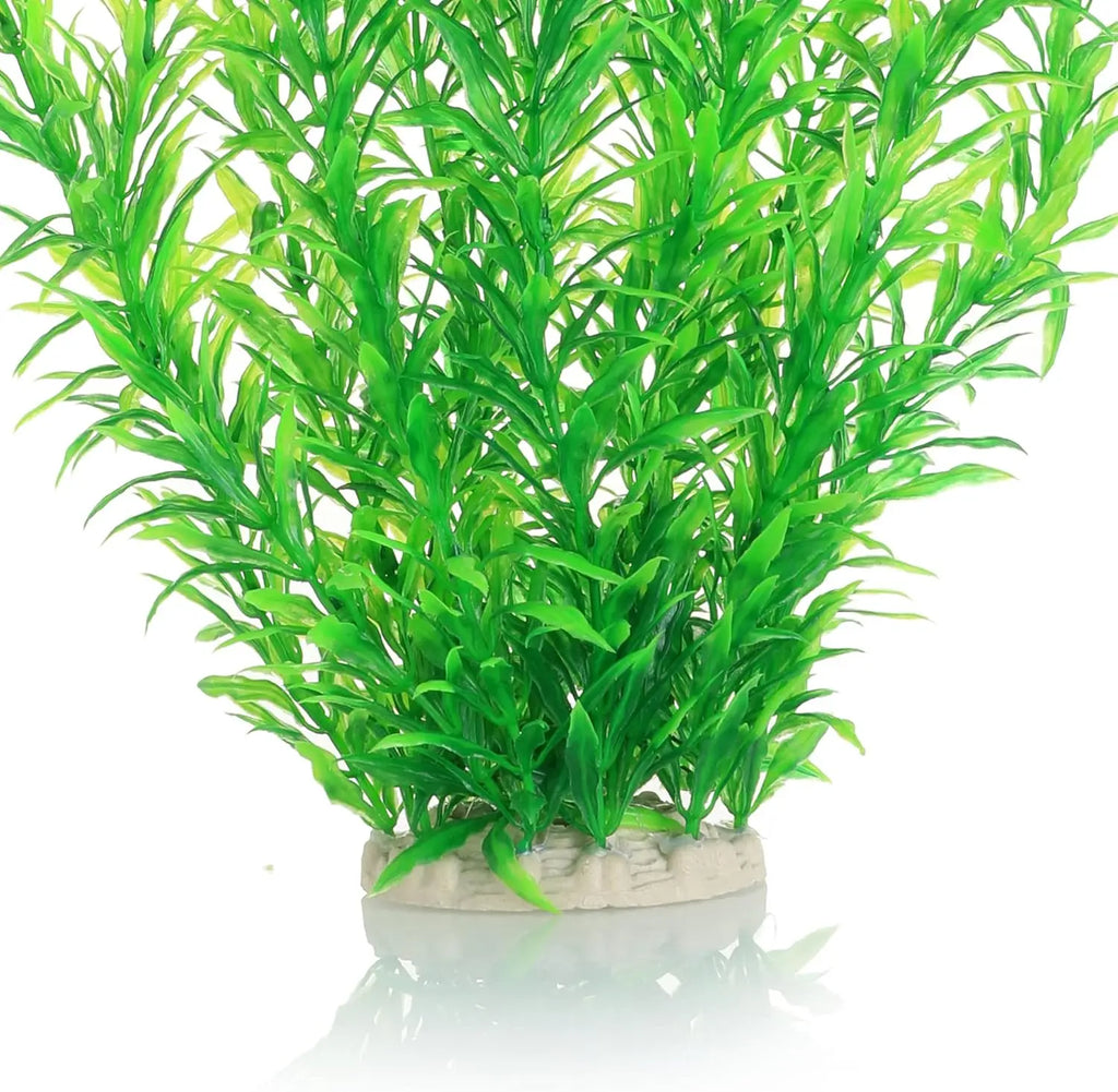 Extra Large 21 Inches Artificial Aquarium Plants, Tall Fish Tank Decorations for Freshwater and Saltwater Tanks (2 Pieces)
