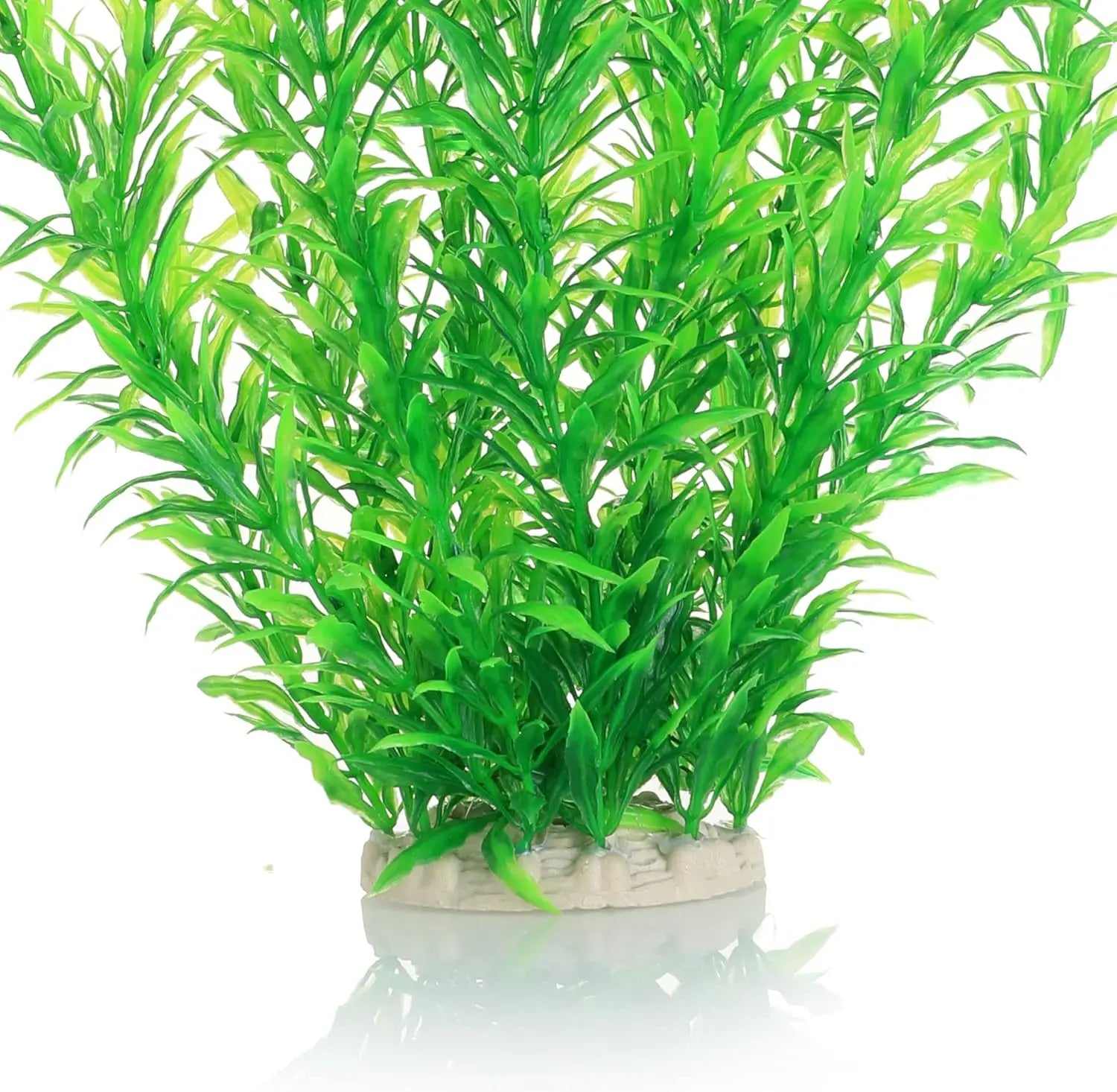 Extra Large 21 Inches Artificial Aquarium Plants, Tall Fish Tank Decorations for Freshwater and Saltwater Tanks (2 Pieces)