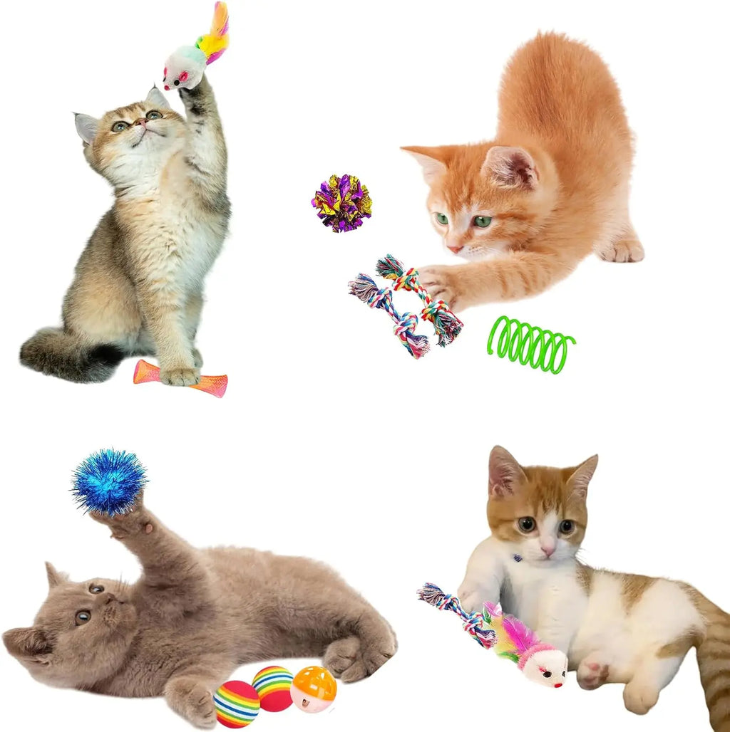 46 PCS Cat Toys