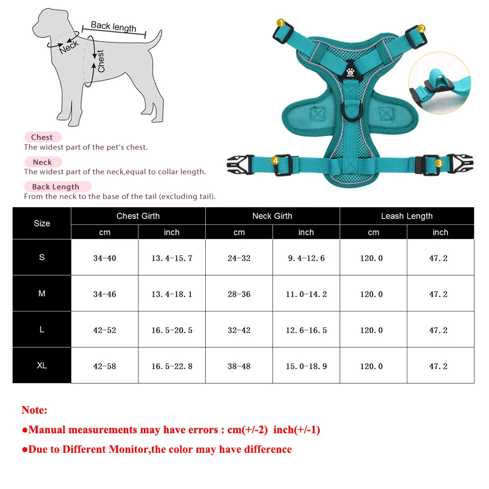 Adjustable Harness Leash