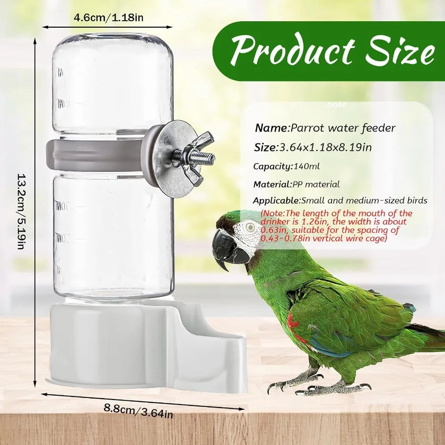 Automatic Bird Feeder for Cage Hanging