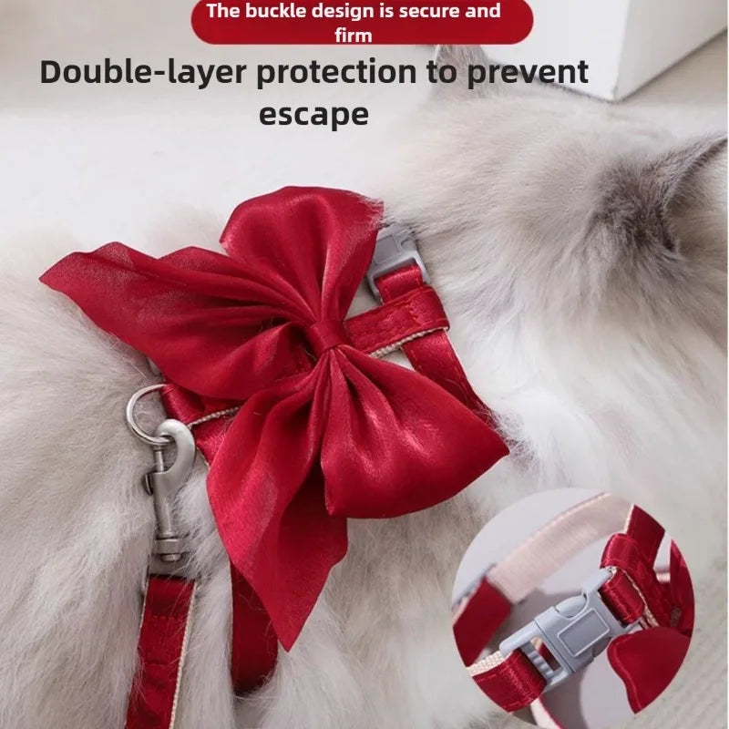 Adjustable Pet Harness with Traction Rope