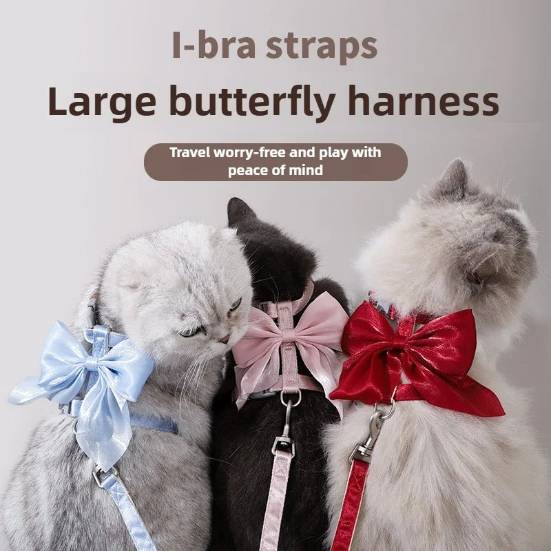 Adjustable Pet Harness with Traction Rope