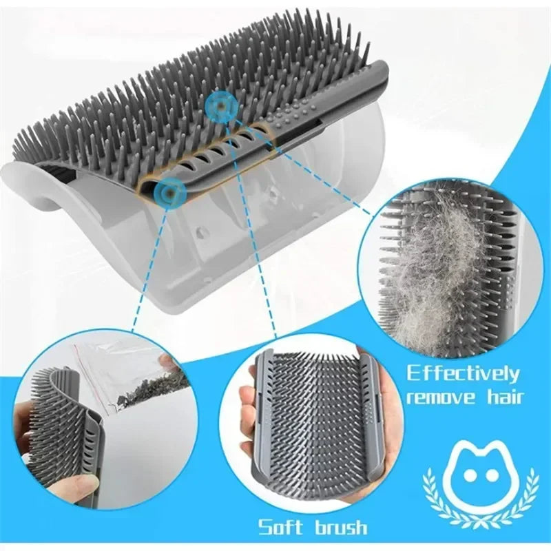 Cat corner brush comb, massage grooming