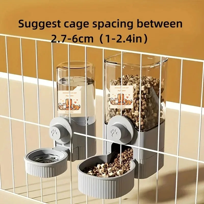 Hanging Automatic Pet Food Feeder/Water Dispenser