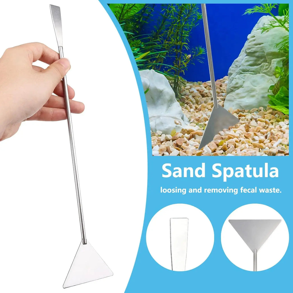 6-Piece Aquarium Cleaning Kit with Algae Scraper for Glass Tanks, Feeder Tools and Plant Cleaner