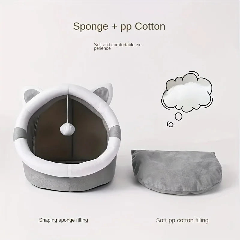 Pet House with Removable Pad