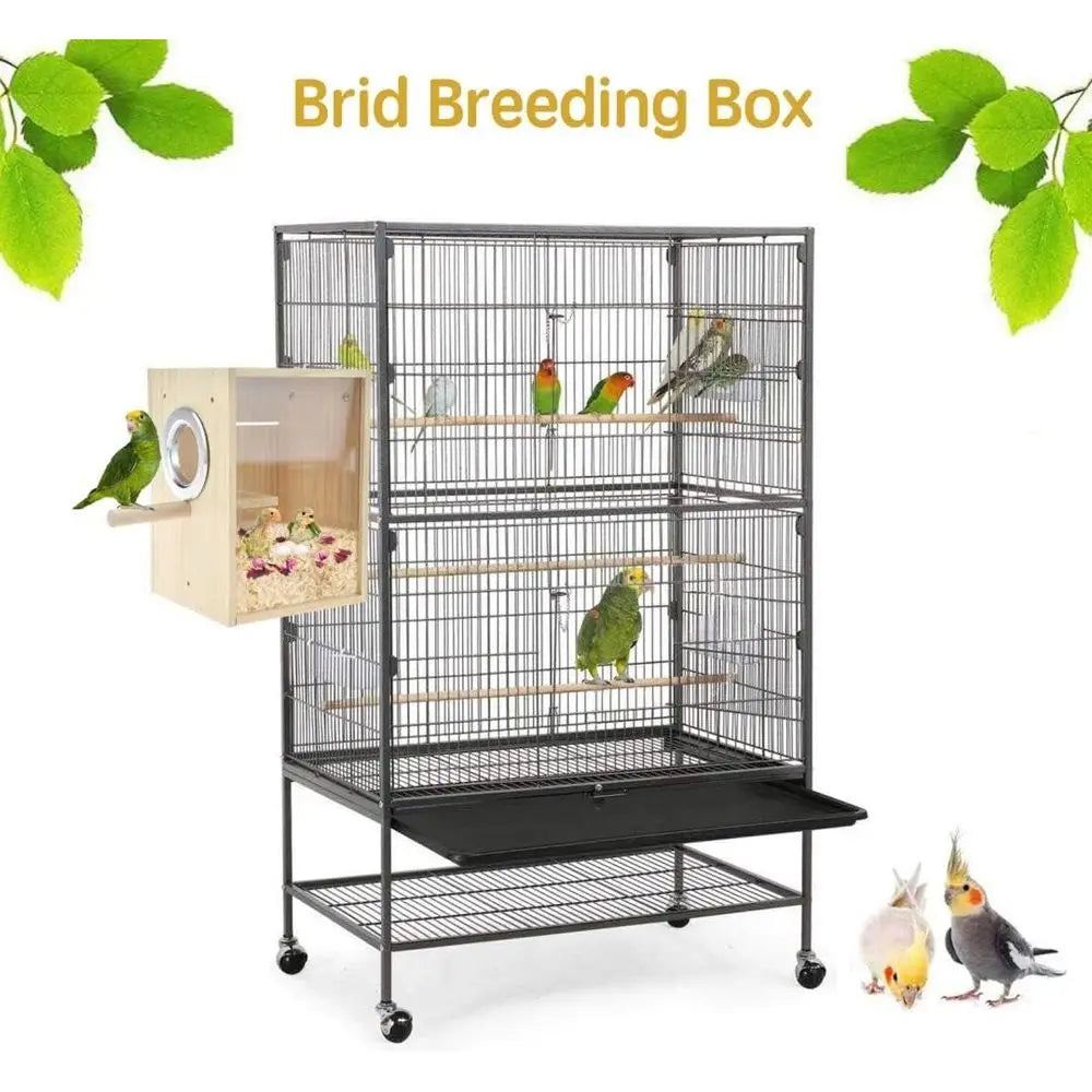 Wooden Acrylic Transparent Nest Box for Breeding Birds