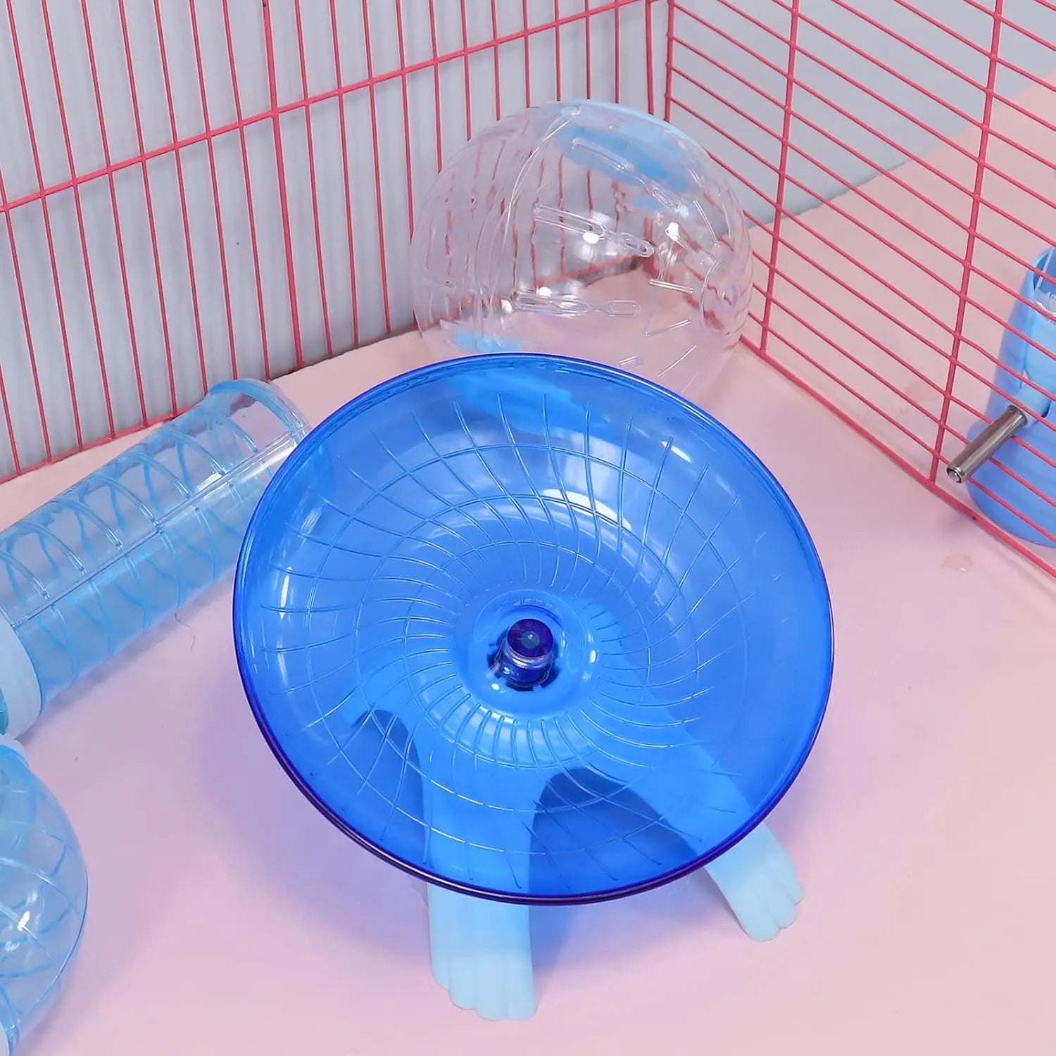 Blue Silent Small Pet Exercise Wheel