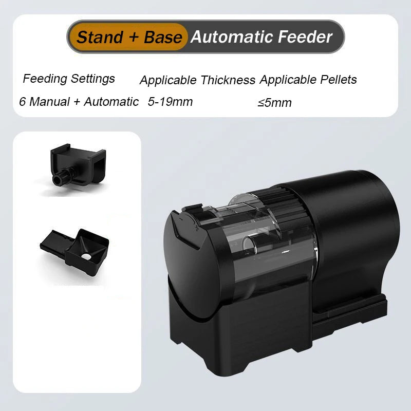 Automatic Fish Feeder With Timer IP66 Waterproof Auto Fish Tank Feeder 100ml Capacity Food Dispenser For Fish/Turtle
