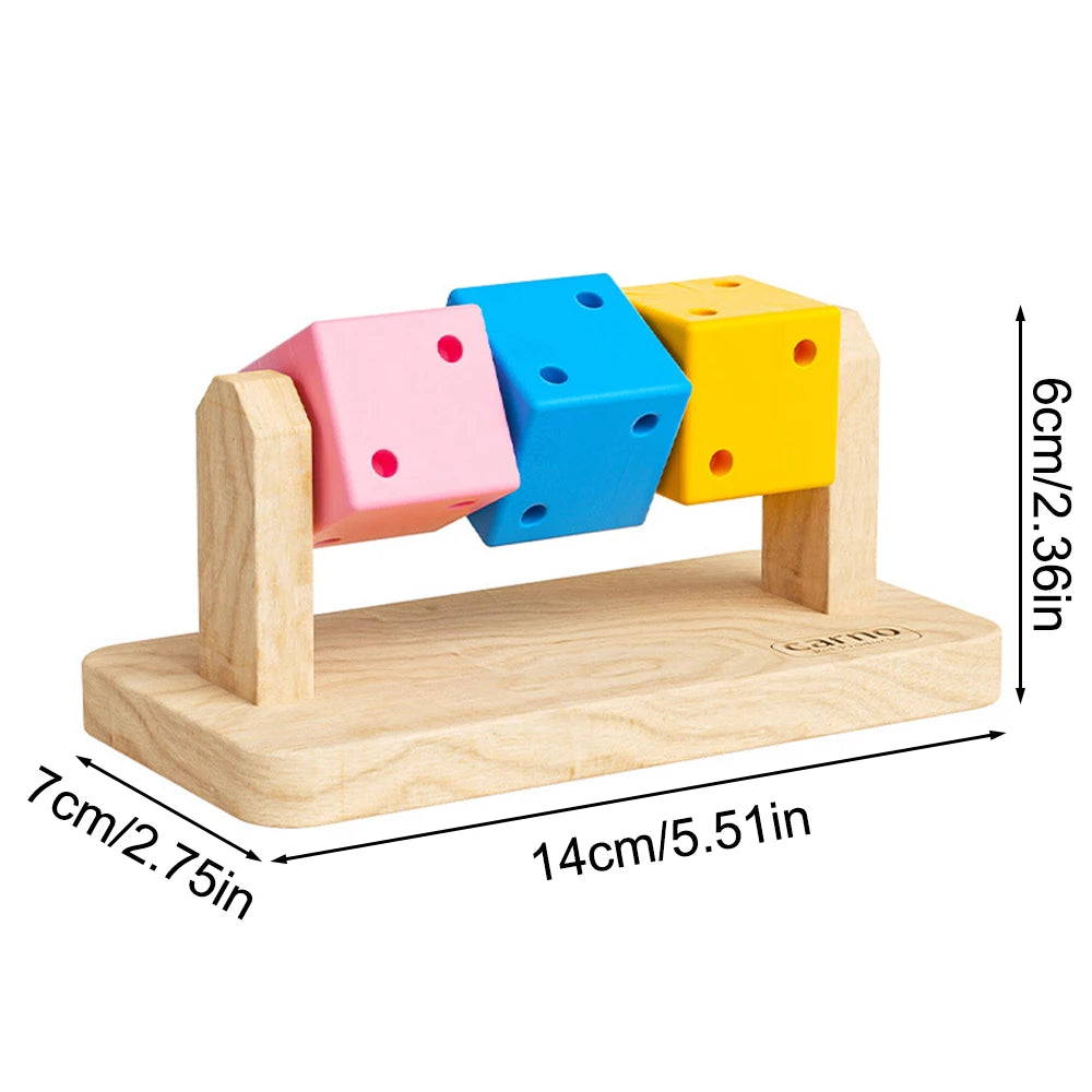 Chew Toy Wood Platform Grinding Teeth Toy