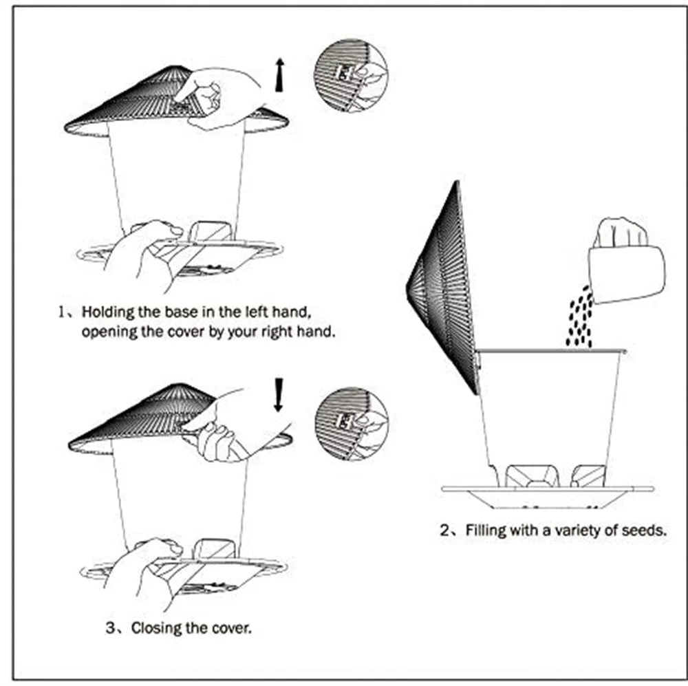 Outdoor Bird Feeder Hanging