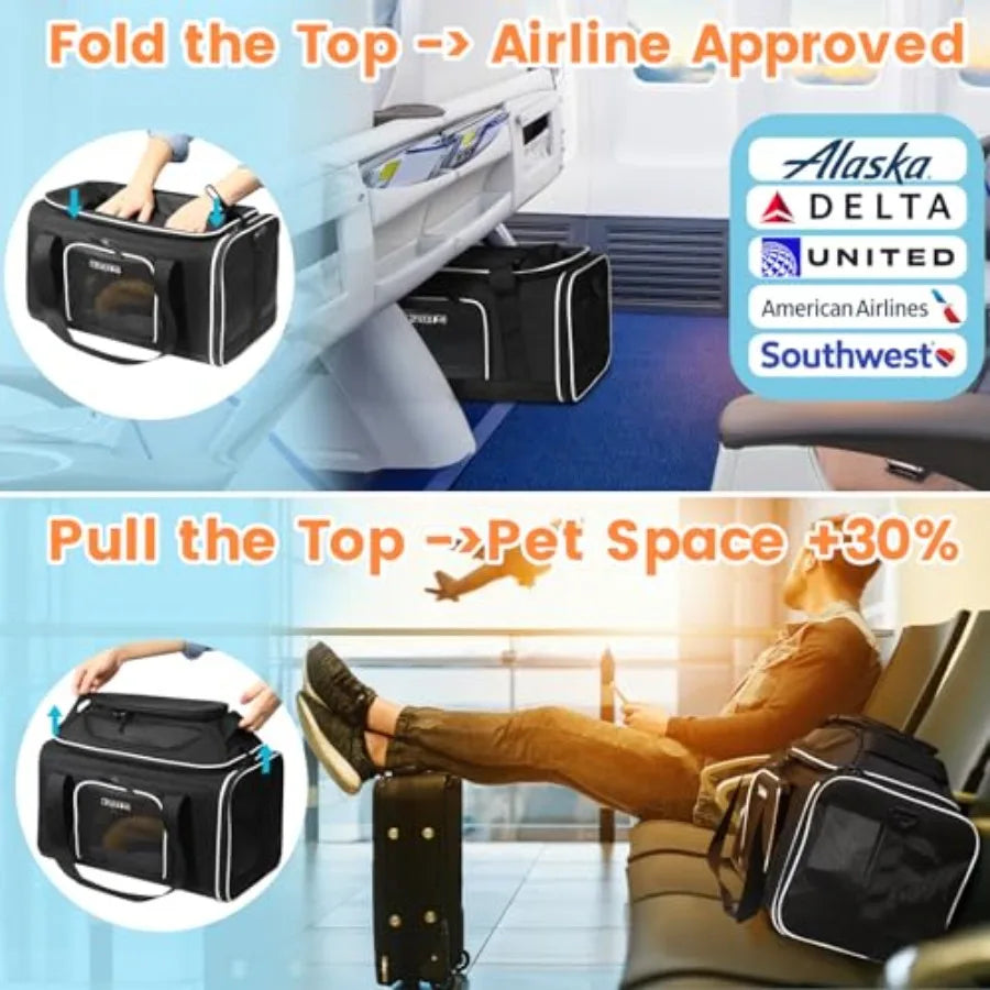 Top-Expandable Pet Carrier