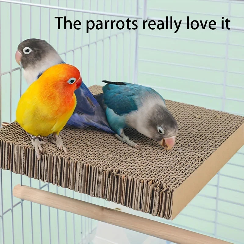 Pet bird paper tearing toy