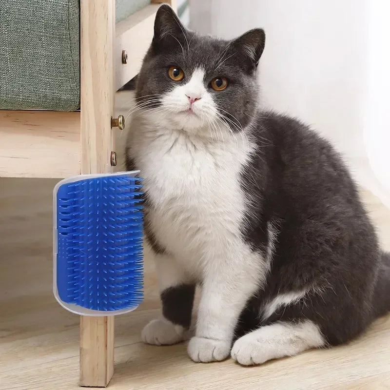 Cat corner brush comb, massage grooming