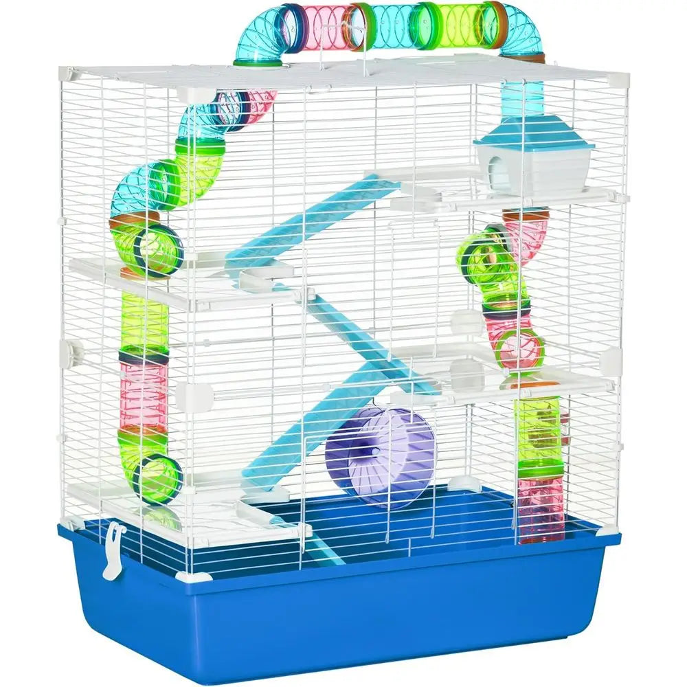 5-Tier Hamster Cage with Tubes, Tunnels