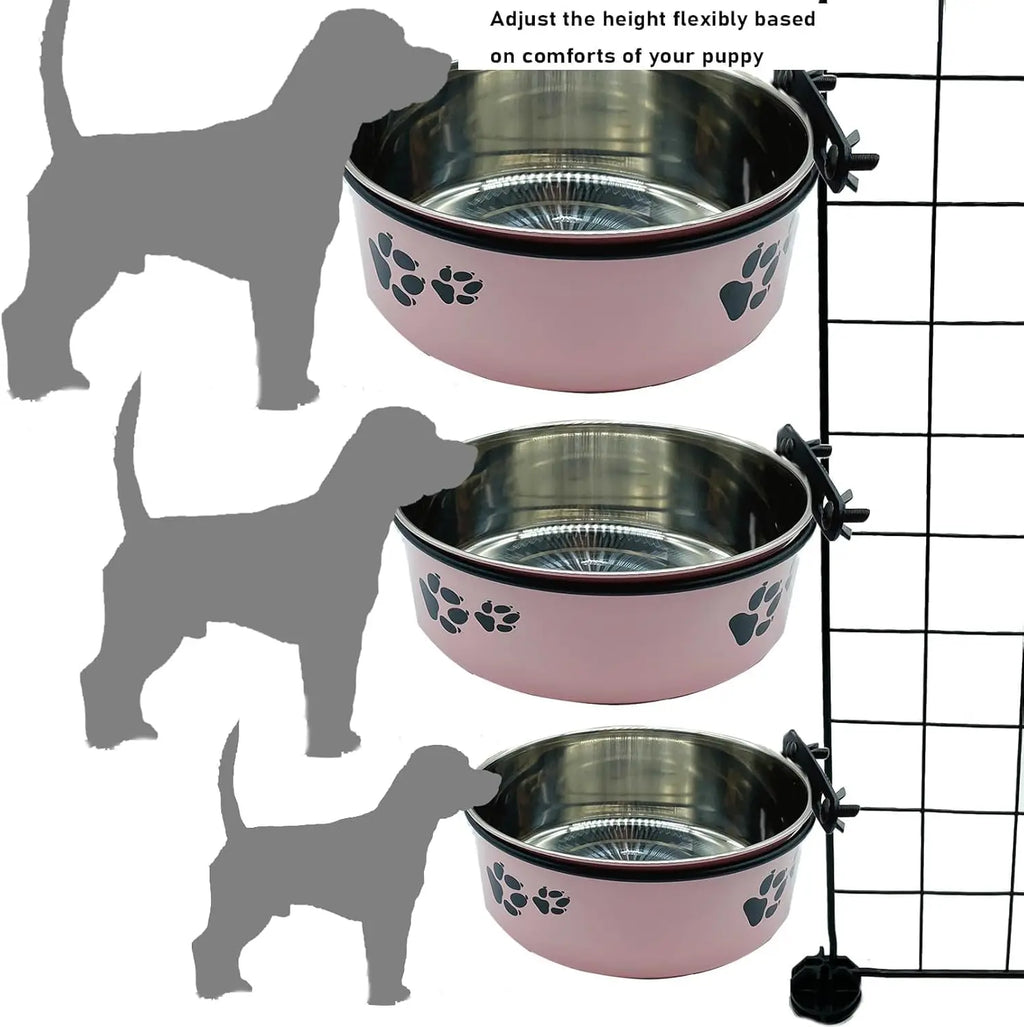 Crate Food and Water Bowl