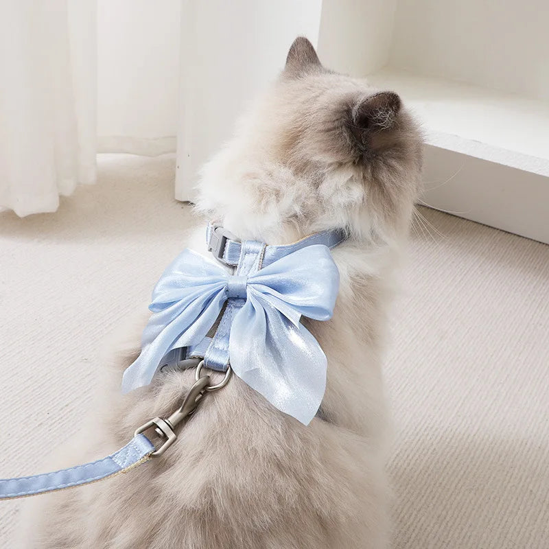 Adjustable Pet Harness with Traction Rope