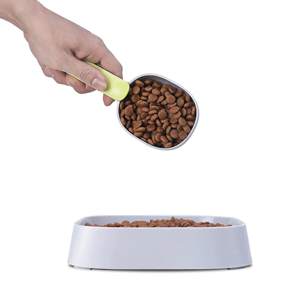 Pet Food Shovel with Sealing Bag Clip