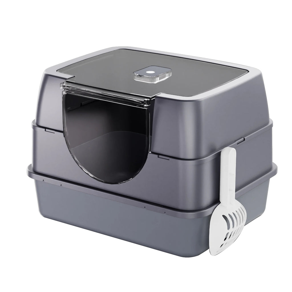 Stainless Steel Litter Box with Lid