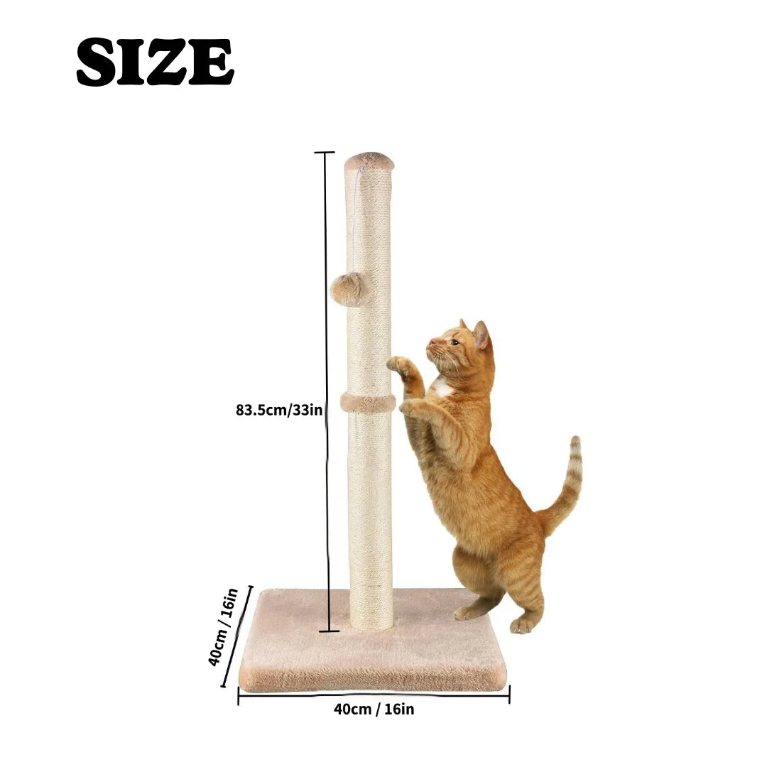 32" Tall Cat Scratching Post