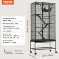4-Tier Rolling Metal Cage