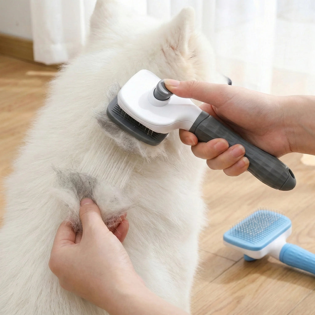 Self Cleaning Pet Grooming Brush