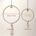 Hemp Rope Bird Toy Ring with Bell